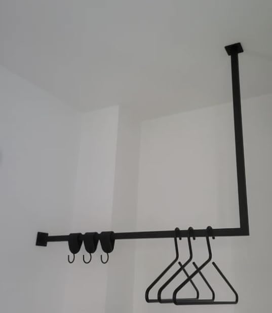 Kleiderstange Aus Edelstahl, Wandmontiert – Heavy Duty, Bis 100 Kg Belastbar, Längen 60-120 Cm