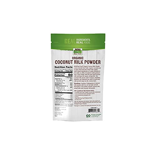 Now Foods, Organic Coconut Milk Powder, Dairy Free/ Vegan, Just Add Water, 12-Ounce #TOP1