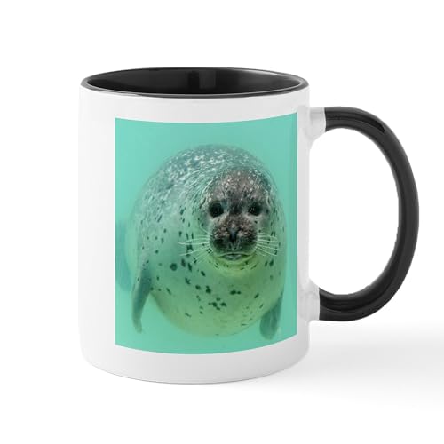 Taza de cerámica 11 oz CafePress Seal 001 miniatura 1