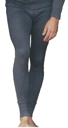 Mens Thermal Long Johns Holds Heat HOT Thermals Size M L XL White OR Grey Ideal for Snow Boarding, Skiing, Mountain Climbing (XL, Grey)