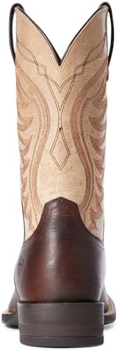 Ariat Mens Amos Western Boot Barley Brown/Tracker Tan 7.5 Wide | Image 2