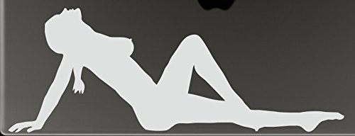 LLI070 calcomanía Vinilo Solapa Barro Sexy Chica