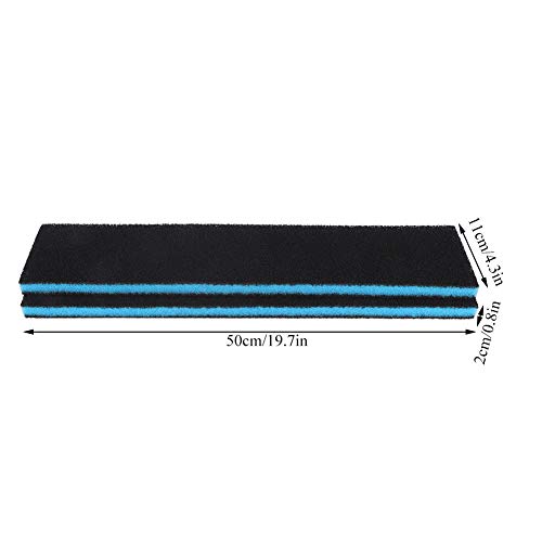 Hffheer 2Pcs Aquarium Filter Foam Double Layer Aquarium Filter Pads Fish Tank Filter Cotton Aquarium Filter Media - Thumbnail 4