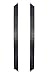 Rugged Ridge 11650.05 Black Diamond Plate Rocker Side Panel Kit