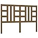 vidaXL Tête de lit Marron Miel 141x4x100 cm Bois Massif de pin