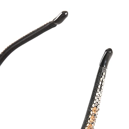 Gmmidea Heart Rhinestone Headbands For Women Girls Bling Sparkly Diamond Headband Crystal Jeweled Hairband Fashion Birthday Holiday Hair Accessories Champagne #TOP3