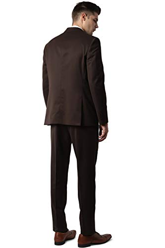 Image of Peter England Men's Synthetic Notch Lapel Suit