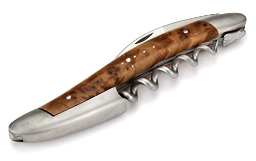 Forge de Laguiole Kellnermesser - Griff Thuja - Edelstahl matt...