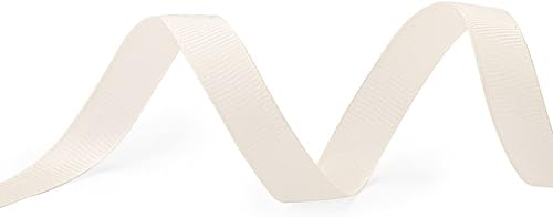 Miniatura 10 de LIUYAXI Cinta de grogrén blanco sólido de 2 pulgadas x 50 yardas, perfecta para manualidades, decoración de bodas, accesorios para el cabello,