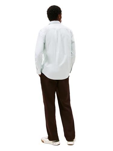 Image of Tommy Hilfiger Men's Long Sleeve Oxford Shirts in Regular Fit, Men's Button Down Shirts, Also Available in Big and Tall
