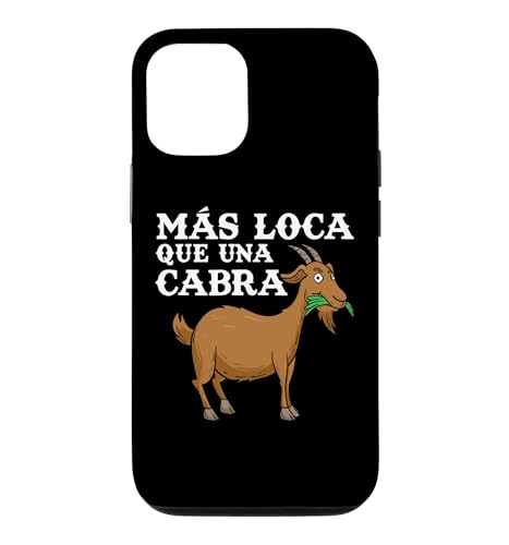 Mas Loca Que Una Cabra Granja Granjero Campesina Retro �X�}�z�P�[�X iPhone 12/12 Pro �p