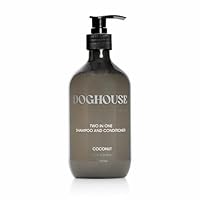 Doghouse Nordic 2-in-1 Hundeshampoo und Spülung – 500ml Kokosnuss: Mildes, veganes Hundeshampoo für weiches, glänzendes Fell, ideal für empfindliche Haut und Fellpflege bei Hunden (Kokosnuss)