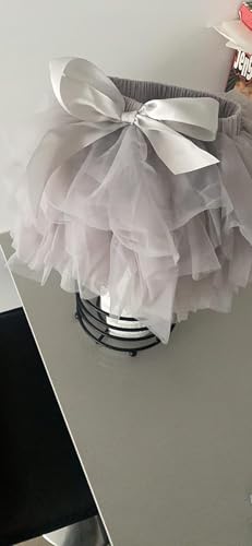 Image of Baby Girls Tutu Bloomers Diaper Cover Cotton Tulle Bloomers and Headband Set