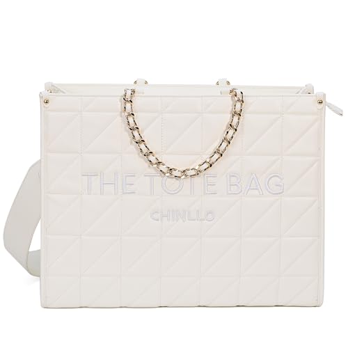 Image of Chinllo Laptop Tote Bag for Women Top Handle Satchel Purse and Handbags Work Compartment with Shoulder Strap