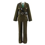 ECMRAD Costumize APH Axis Powers Hetalia England Cosplay Costume (Female, M)