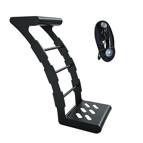 Escalón de neumático y escalera ajustable antideslizante para techo de coche