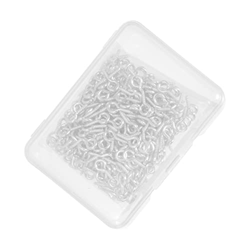 OSOLADY 1 Set Horn Nails Self Tapping Bolts Ornament Hooks Heavy Duty s Hooks Eye Bolts Eye Screws Heavy Duty Eyebolts Eye Bolt Screw Hooks Jewelry Hooks Plastic Silver