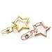 NUEAYMS Elegant Keychain, 10PCS Star Shape Keychains Unique Figure 8 Designs Alloy Texture Suitable for Fashion Enthusiasts and Gift Lovers