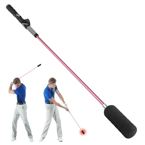 sysdmno Golf Swing Trainer - Grip & Tempo Trainer with Click Stick