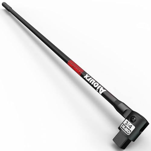 Image of 3 /4 inch Drive 32 Inch Breaker Bar, Heavy Duty Head, Premium Chromium-Molybdenum Steel, Laser Etched Marking, for Loosen Rusted, Stubborn, Stuck Nuts and Bolts