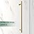 Sunrosa 60" W x 76" H Frameless Shower Door, Sliding Shower Door with Soft Close System, Glass Shower Door with 3/8" (10 mm) Clear SGCC Tempered Glass, Brushed Gold