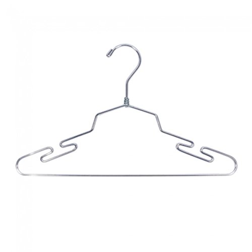 NAHANCO LIN16 Chrome-Plated Lingerie Hanger, 16" (Pack of 100)
