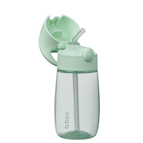 b.box 13 oz Drink Bottle Jnr - Leakproof Water Bottle for Kids & Toddlers, Easy Clean, Dishwasher Safe, BPA Free, Ideal for School, Home & Travel (Spearmint, 13 oz)