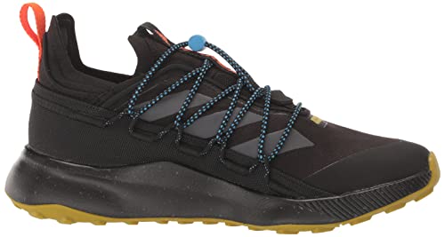 adidas Tênis de caminhada masculino Terrex Voyager 21, Núcleo preto/cinza cinco/laranja impacto, 7.5