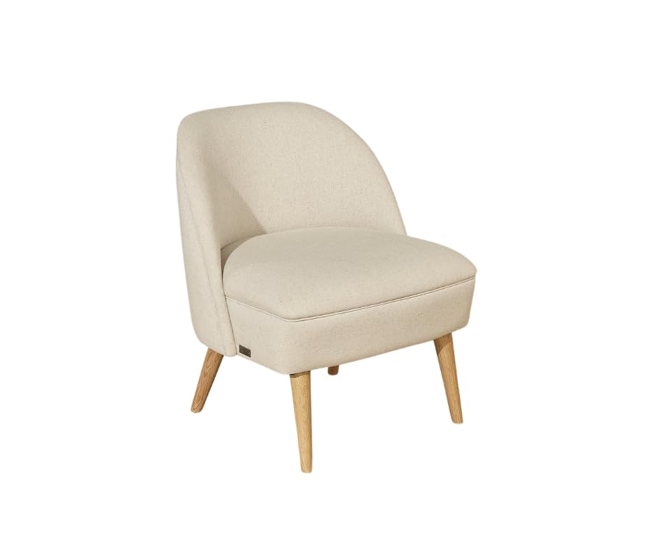Robin des bois - MIA : Fauteuil en chêne et Lin Beige