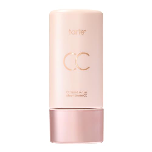 tarte CC tinted serum — Color-Correcting Tinted Serum, Color-Changing Shade-Matching Adaptisphere Technology, Lightweight Coverage, Waterproof, 16HR Wear, vegan & cruelty-free, medium