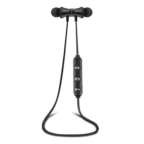 Wireless Headphones, Bluetooth 4.2 In-Ear Earbuds, Magnetic Cordless Sports HI-FI Sound Deep Bass Neckband Headset Earphones With Microphone For Running Workout Home Office Gym Outdoor (Black) Wireless Headphones, Bluetooth 4.2 In-Ear Earbuds, Magnetic Cordless Sports HI-FI Sound Deep Bass Neckband Headset Earphones With Microphone For Running Workout Home Office Gym Outdoor (Black)
