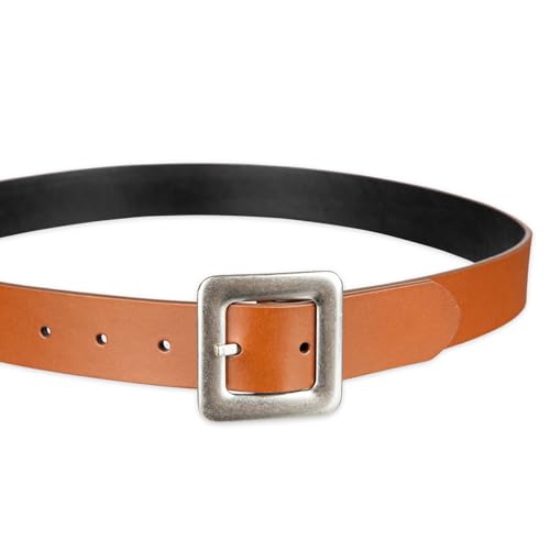 Levi's womens Two-in-one Reversible Square Statement Buckle Casual Belt4
