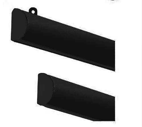 Aluminium poster hanger gripper maps drawings hanging WHITE SILVER BLACK A1 A2 A3 A4 A0 B0 B1 B2 B3 B4 1 2 3 Meter 120 150 200 300 CM (3 Meter, 3000MM, 118 Inches, Aluminium Black)