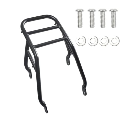 Porte-bagages arrière pour moto Rebel CMX500 en acier renforcé noir mat