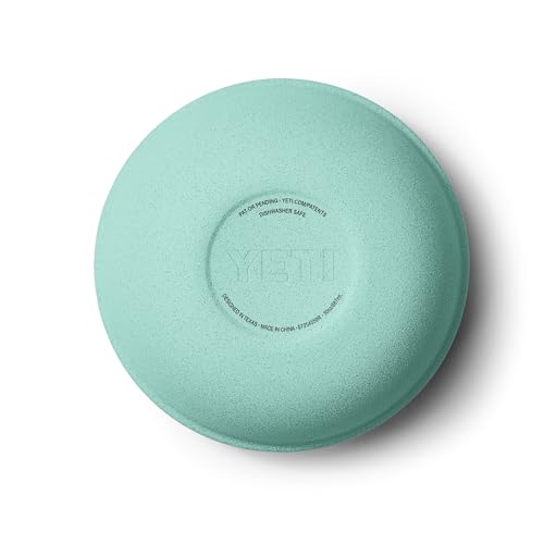 Image of YETI Rambler Bowls, Vacuum Insulated, Stackable and Nestable Stainless Steel Bowl with Lid, 1 Quart, Sea Stone
