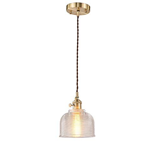 Suspension luminaire restaurant moderne lustre en laiton pour cuisine