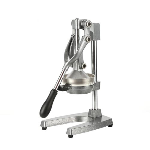 tangcheng レモン絞り器 果汁絞り器 シトラスジューサー ハンドジューサー 柚子絞り器 ハンドジューサー 商用グレード ホーム オレンジジュース 絞り器 オレンジ レモン ライム グレープフルーツなどに ステンレススチールと鋳鉄 滑り止め吸盤ベース