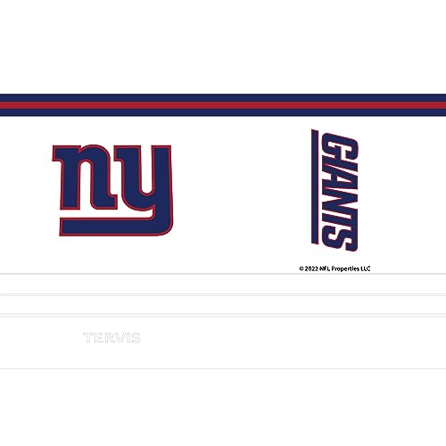 Image of Tervis Traveler NFL New York Giants - Arctic Triple Insulated Tumbler Travel Cup Keeps Drinks Cold & Hot, 20oz, Stainless Steel