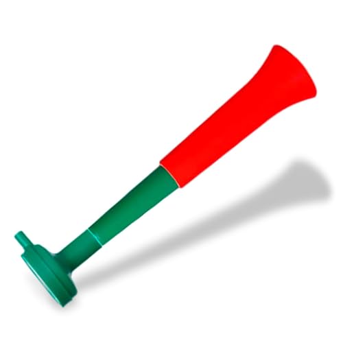 FUN FAN LINE - Pack 3 Trompettes Vuvuzela à Trois Corps | Klaxon Compact et Démontable pour Football, Fêtes et Événements Sportifs | 98 DB Animation Enfants et Adultes Facile à Transporter (Portugal)
