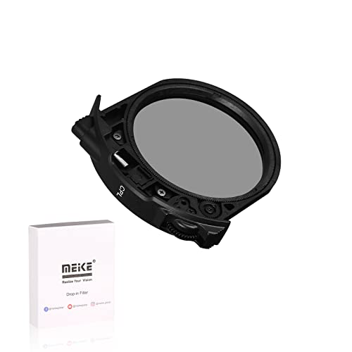 Meike MK-EFTR-CPL Filters Converter for Canon and Meike MK-EFTR-C Drop-in Filters Mount Adapter EF EOS R, clear, MK-EFTR CPL