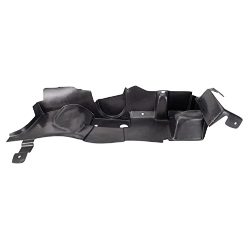 Image of TRQ Front Passenger Side Engine Splash Shield Black Compatible with 2006-2010 Pontiac G6 GM1251152