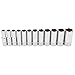 Ingersoll Rand 12 Pc. 1/2 in. Drive Deep Socket Set - Metric 6 Pt.- 752053X
