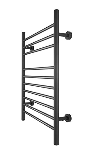 Warmlyyours Tw-F10Ks-Hp Infinity Towel Warmer, Black, Dual Connection, 10 Bars #TOP2
