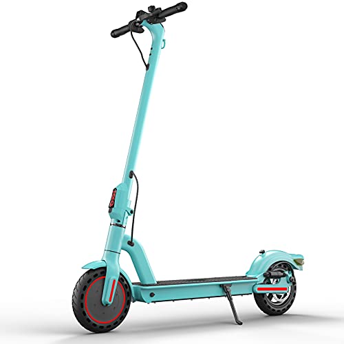 KKA Electric Scooter for Adults - 19 Miles E Scooter Long Range, Stunt Scooter 16 MPH, Adult Kick Scooter Electric for Commuting, 350 Watt Brushless Motor Scooter, Pro 8.5", Lithium, Portable Blue
