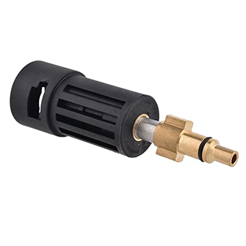 Adaptador de Lavadora a de 1 Pieza/Adaptador de Manguera de Alta Presión, Compatible con Limpiadoras a Presión, Conector Rápido de 1/4 Pulgadas (6.35mm)- para Lavor