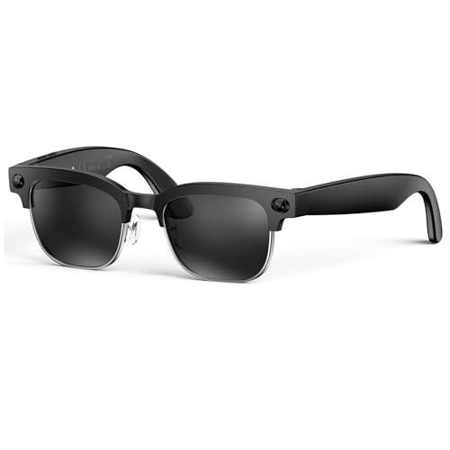 Image of AI Smart Glasses for Men Women,8MP 4K HD Camera Glasses,Supports AI Voice Control /Photo /Video /Audio Recording,Bluetooth Camera Glasses with 133 Translations,IP67 Waterproof for Business & Outdoor