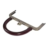 Cadre en métal du portefeuille : fabriqué en métal qui se caractérise par sa stabilité et sa durabilité, très dur et lisse à utiliser, poignées de sac à main