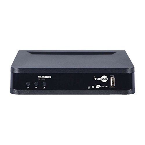 Telefunken FRANSAT TSFHD 3000 B Récepteur TNT HD Noir