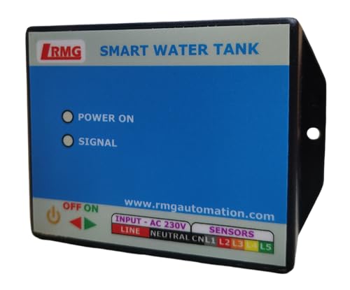 Image of IoT Wi-Fi Smart Water Level Indicator for Tanks | Mobile App Control, 5-Level Display, Buzzer Alerts