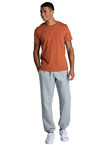 Image of Fruit of the Loom Eversoft Fleece Elastic Bottom Sweatpants with Pockets, Relaxed Fit, Moisture Wicking, Breathable